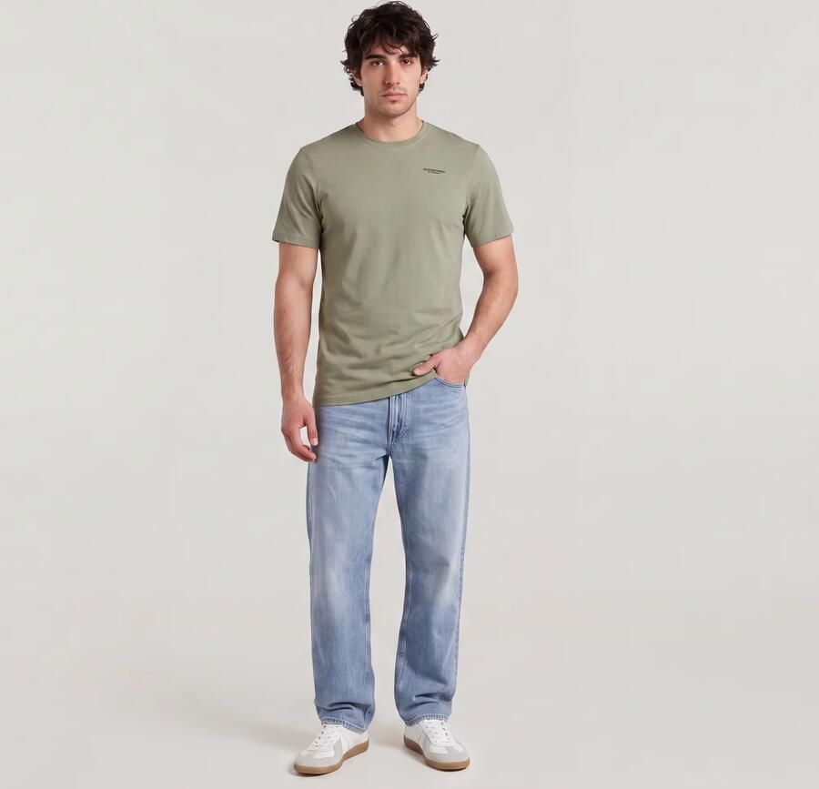 G-Star RAW Slim Base T-Shirt Groen Heren - Foto 3