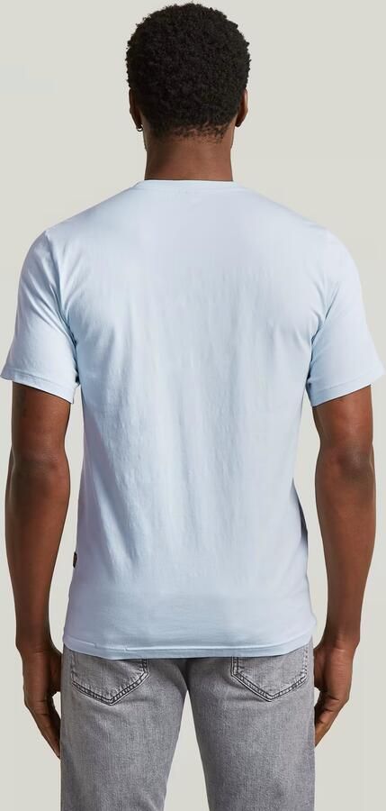 G-Star RAW Slim Base T-Shirt Lichtblauw Heren - Foto 7