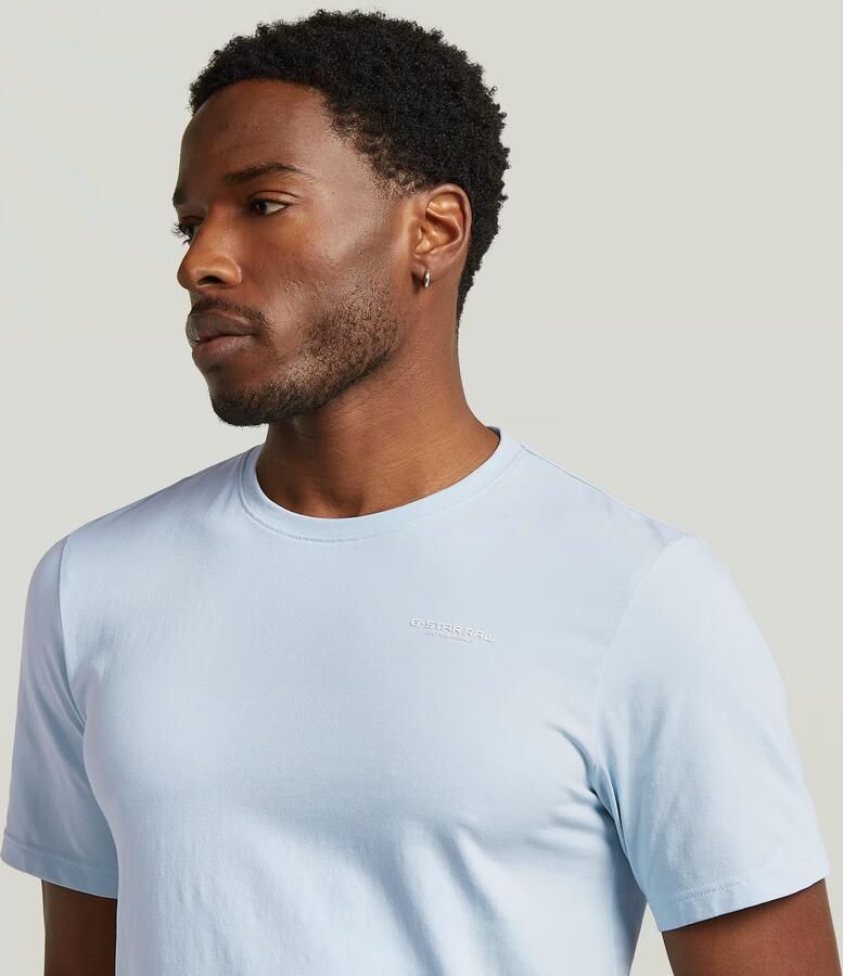 G-Star RAW Slim Base T-Shirt Lichtblauw Heren - Foto 3