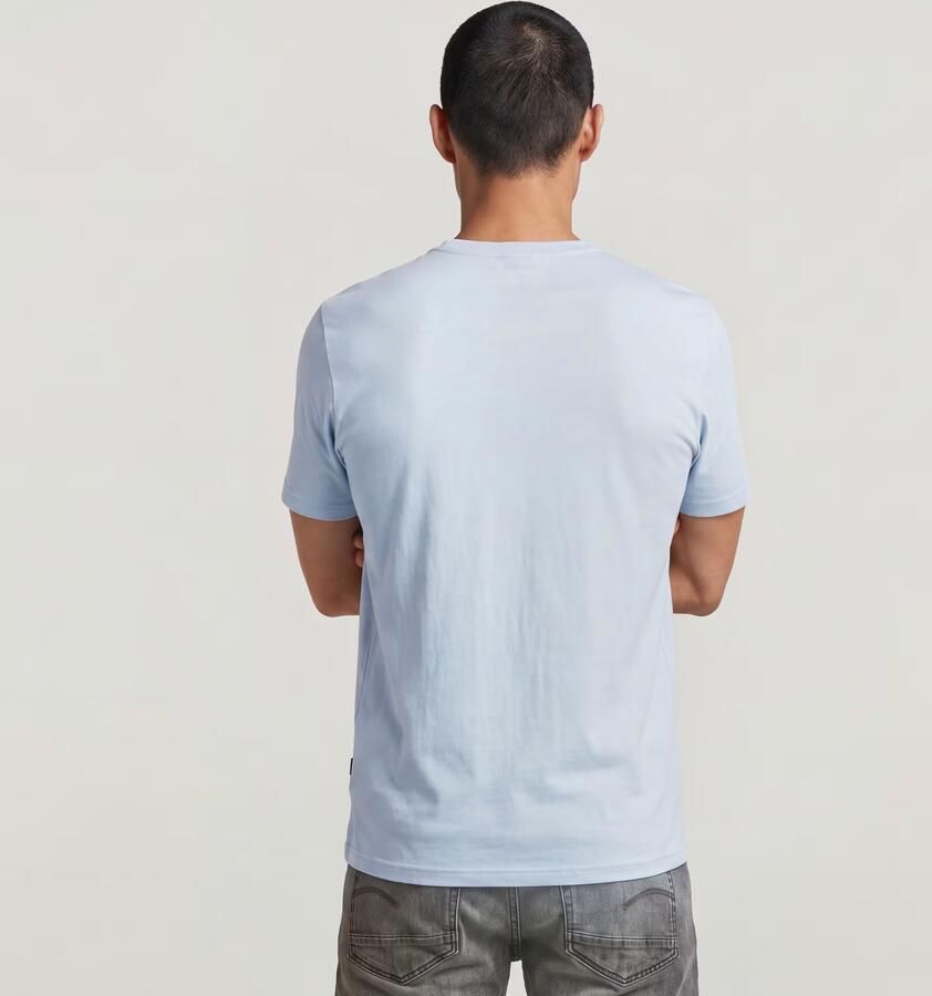 G-Star RAW Slim Base T-Shirt Lichtblauw Heren - Foto 3