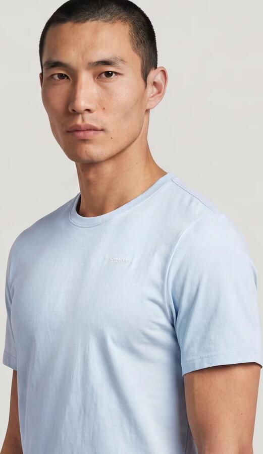 G-Star RAW Slim Base T-Shirt Lichtblauw Heren - Foto 6