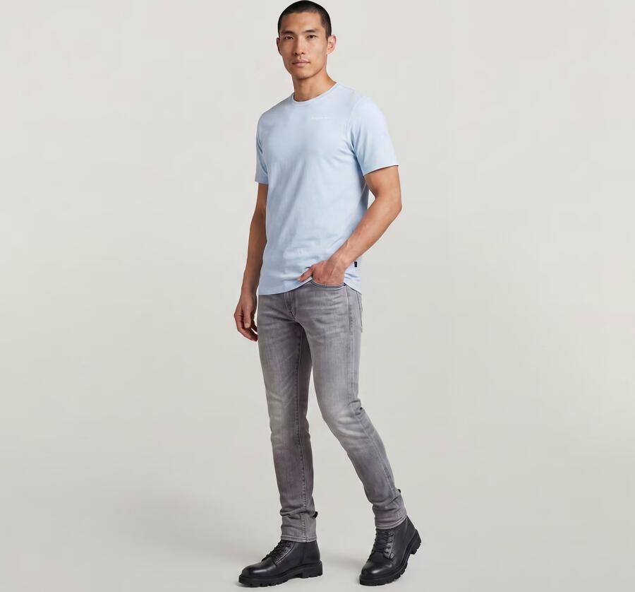 G-Star RAW Slim Base T-Shirt Lichtblauw Heren - Foto 4
