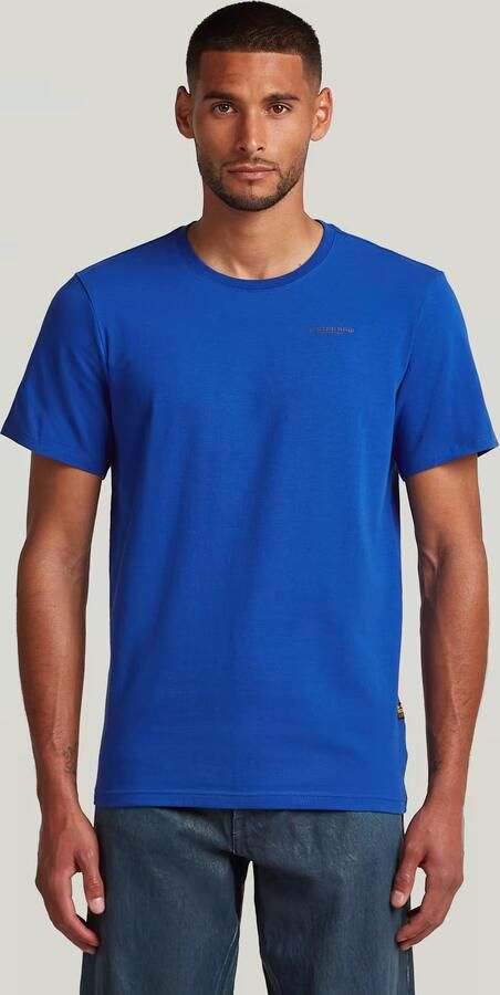 G-Star RAW Slim Base T-shirt Midden blauw Heren - Foto 7