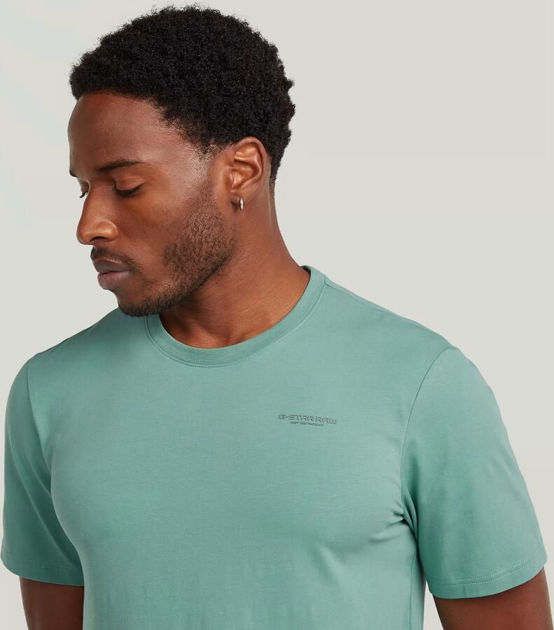 G-STAR RAW Heren Polo's & T-shirts Slim Base R T S\s Mint - Foto 7