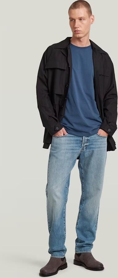 G-Star RAW Slim Base T-Shirt Midden blauw Heren - Foto 5