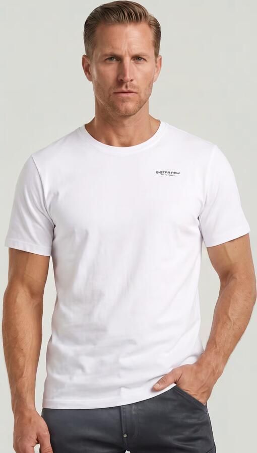G-Star G Star RAW Shirt met ronde hals Slim Base r T Shirt - Foto 7