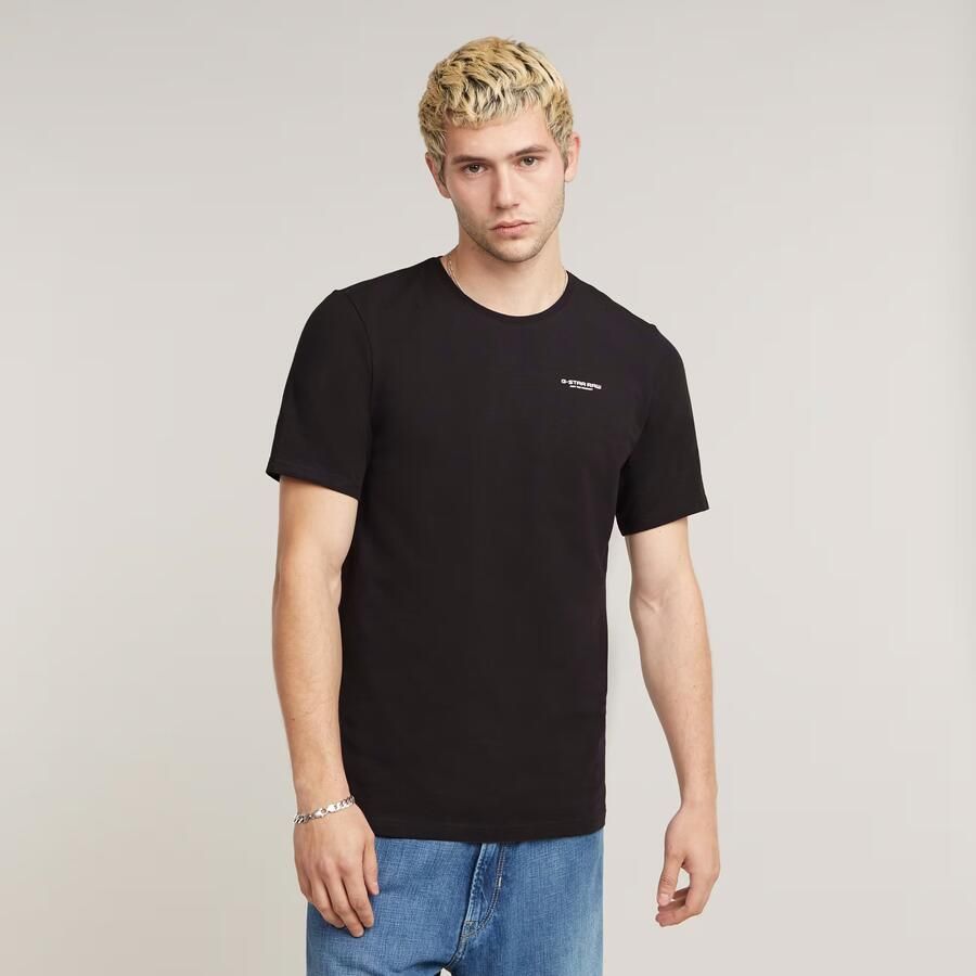 G-STAR RAW Heren Polo's & T-shirts Slim Base R T S\s Zwart - Foto 7