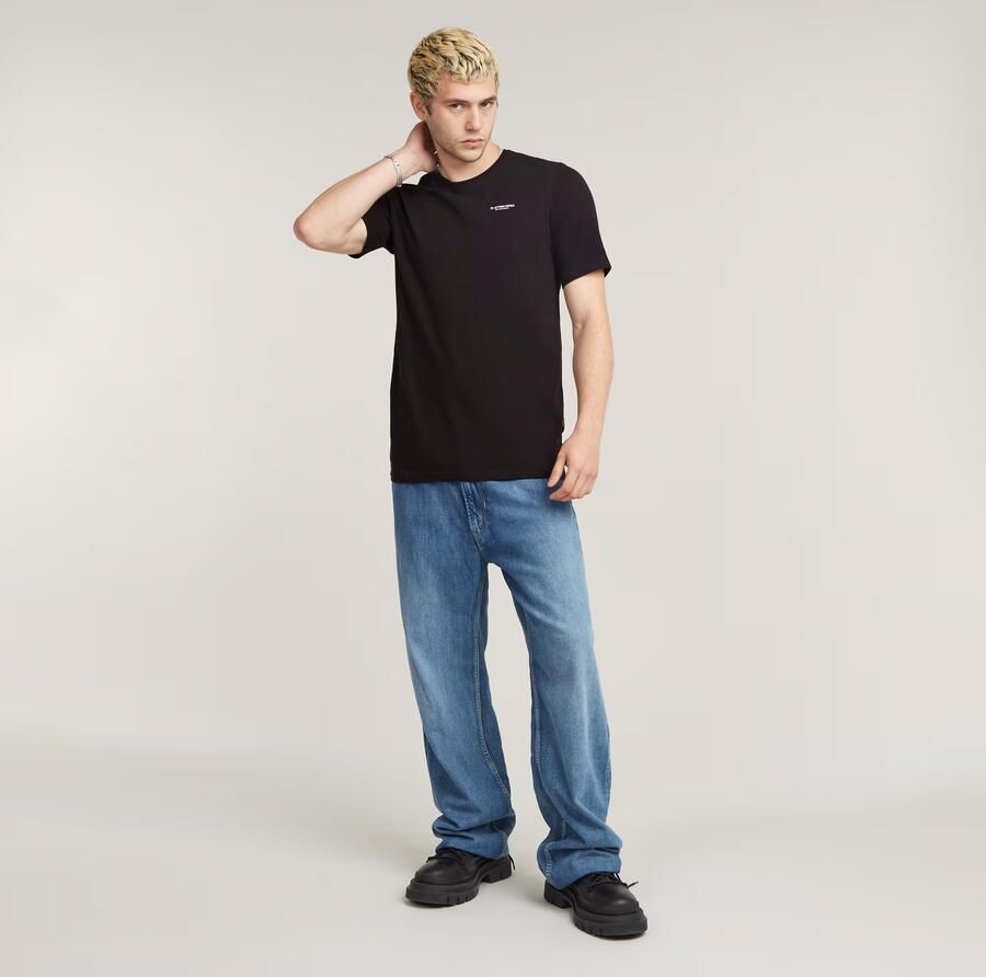 G-STAR RAW Heren Polo's & T-shirts Slim Base R T S\s Zwart - Foto 14
