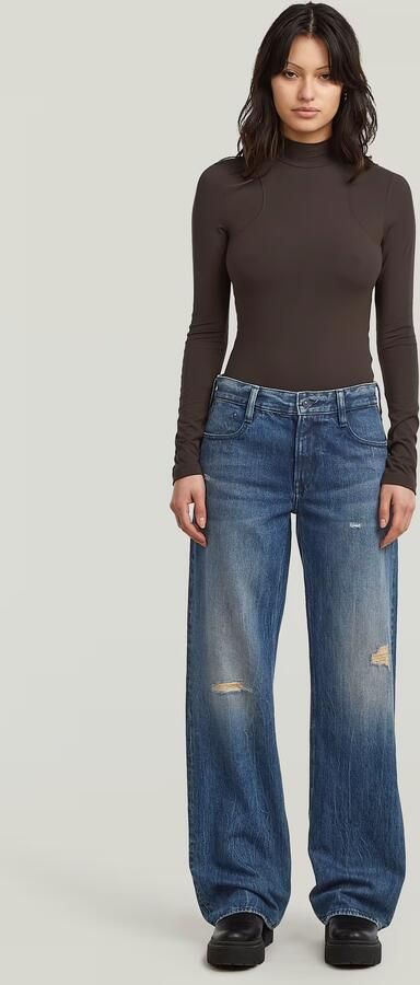 G-Star RAW Slim Body Top Bruin Dames - Foto 7