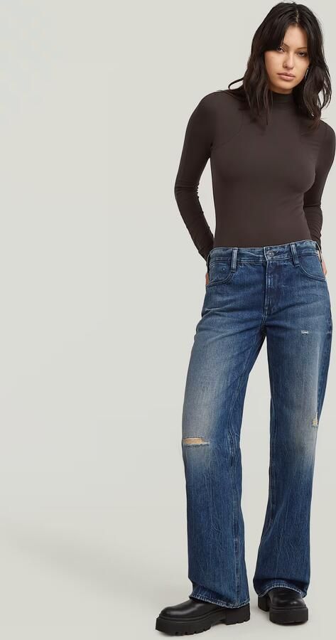 G-Star RAW Slim Body Top Bruin Dames - Foto 6