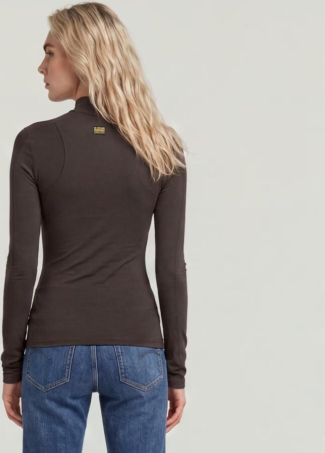 G-Star RAW Slim Body Top Bruin Dames - Foto 5