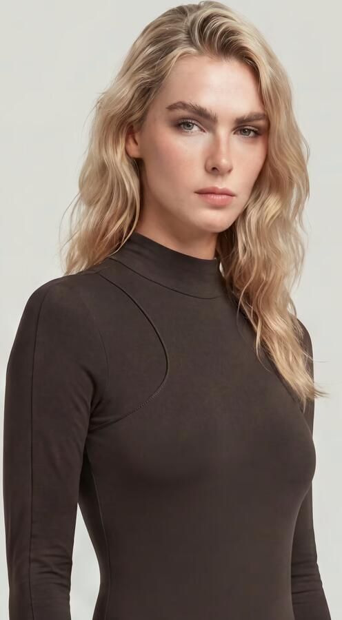 G-Star RAW Slim Body Top Bruin Dames - Foto 6
