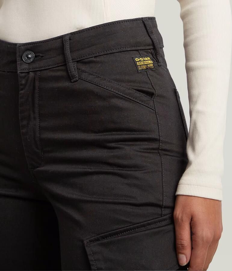 G-Star RAW Slim Cargobroek Zwart Dames - Foto 2