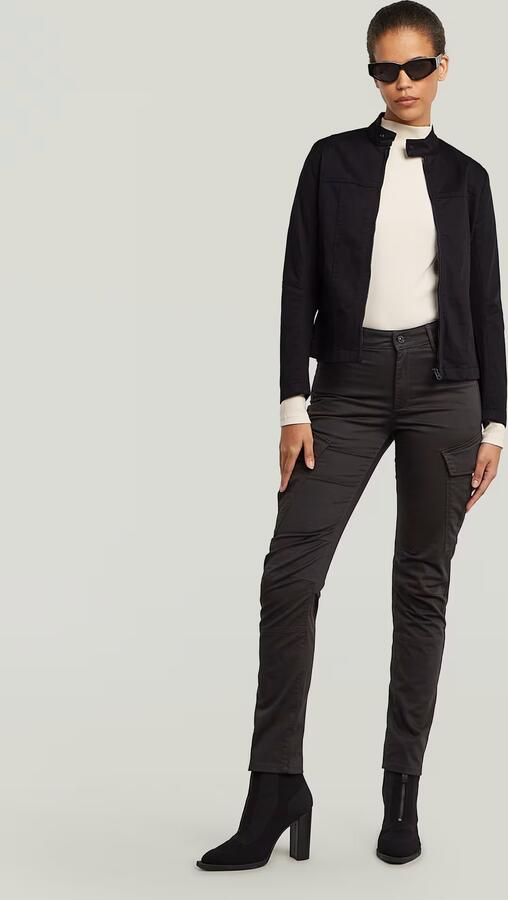 G-Star RAW Slim Cargobroek Zwart Dames - Foto 4