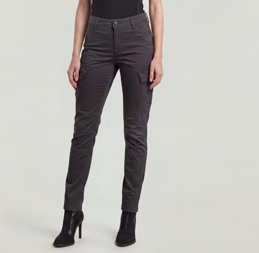 G-Star RAW Slim Cargobroek Zwart Dames - Foto 4