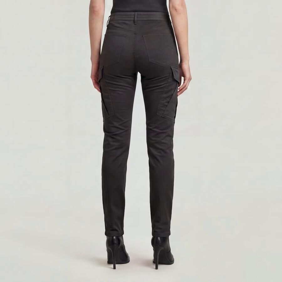 G-Star RAW Slim Cargobroek Zwart Dames - Foto 3