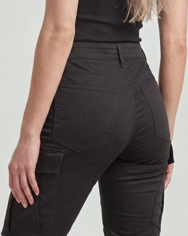 G-Star RAW Slim Cargobroek Zwart Dames - Foto 5
