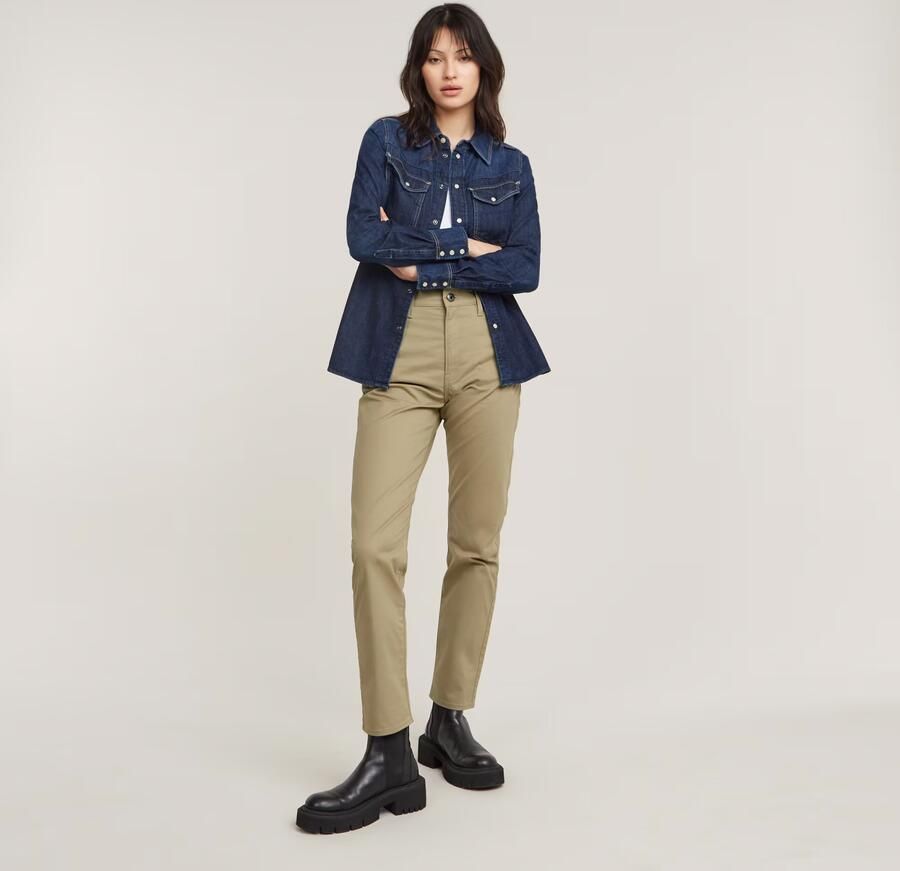 G-Star RAW Slim Chino Beige Dames - Foto 5