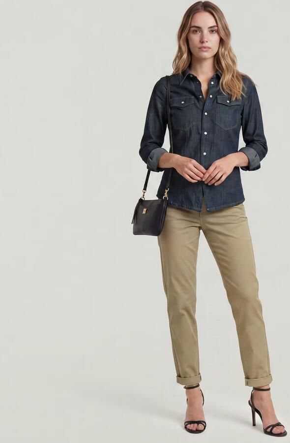 G-Star RAW Slim Chino Beige Dames - Foto 7