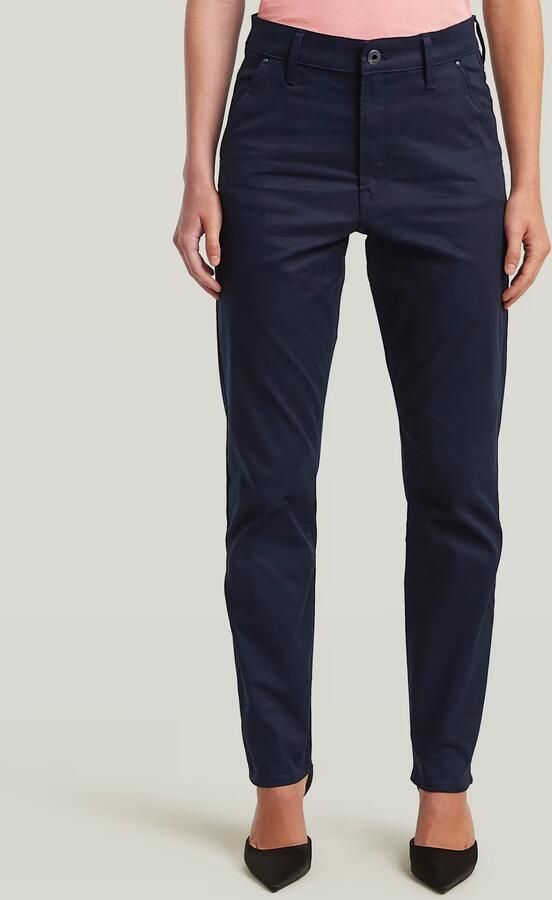 G-Star RAW Slim Chino Donkerblauw Dames