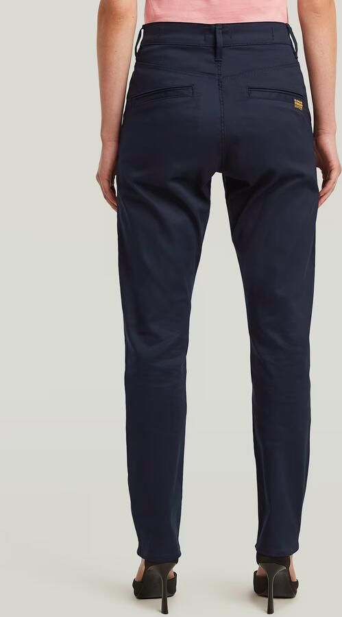 G-Star RAW Slim Chino Donkerblauw Dames - Foto 5