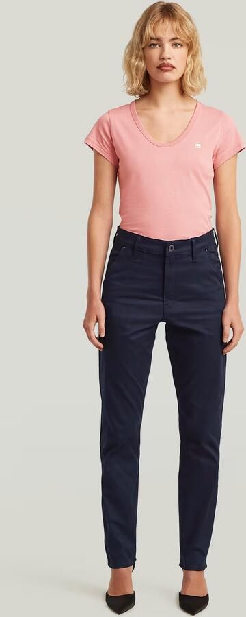 G-Star RAW Slim Chino Donkerblauw Dames - Foto 7