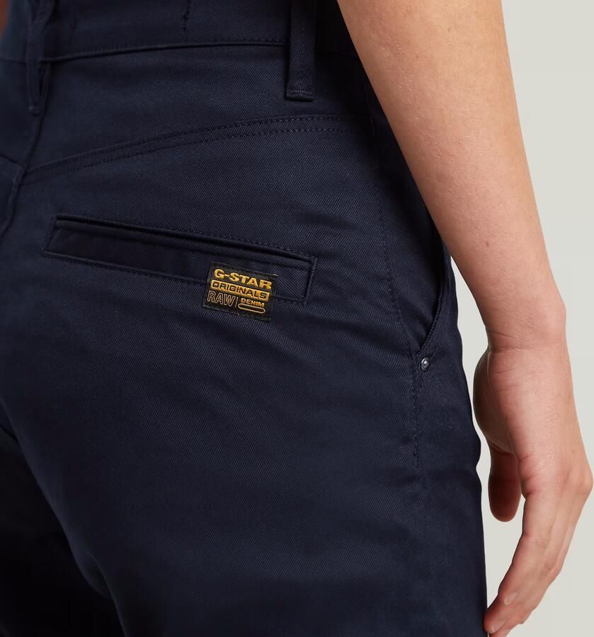 G-Star RAW Slim Chino Donkerblauw Dames - Foto 3