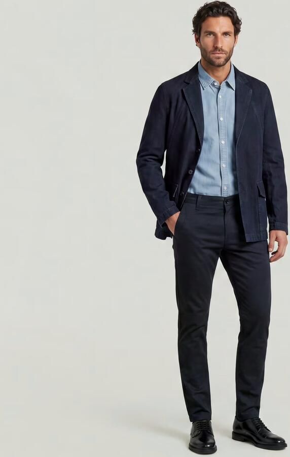 G-Star RAW Slim Chino Donkerblauw Heren - Foto 6