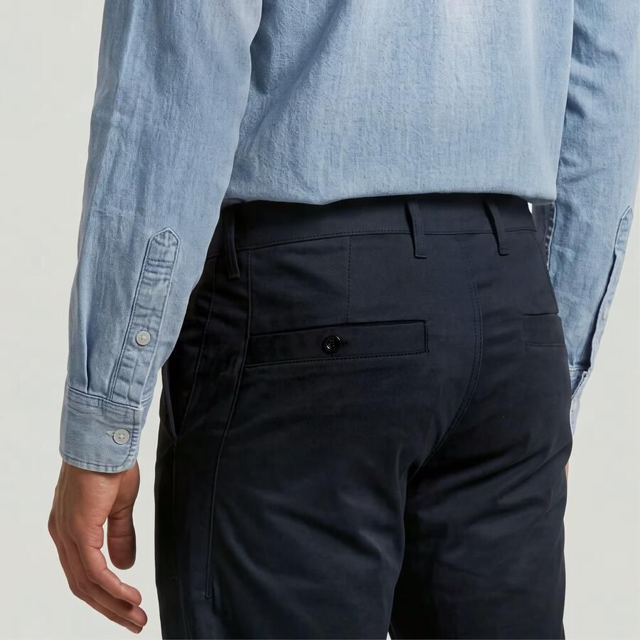 G-Star RAW Slim Chino Donkerblauw Heren - Foto 3