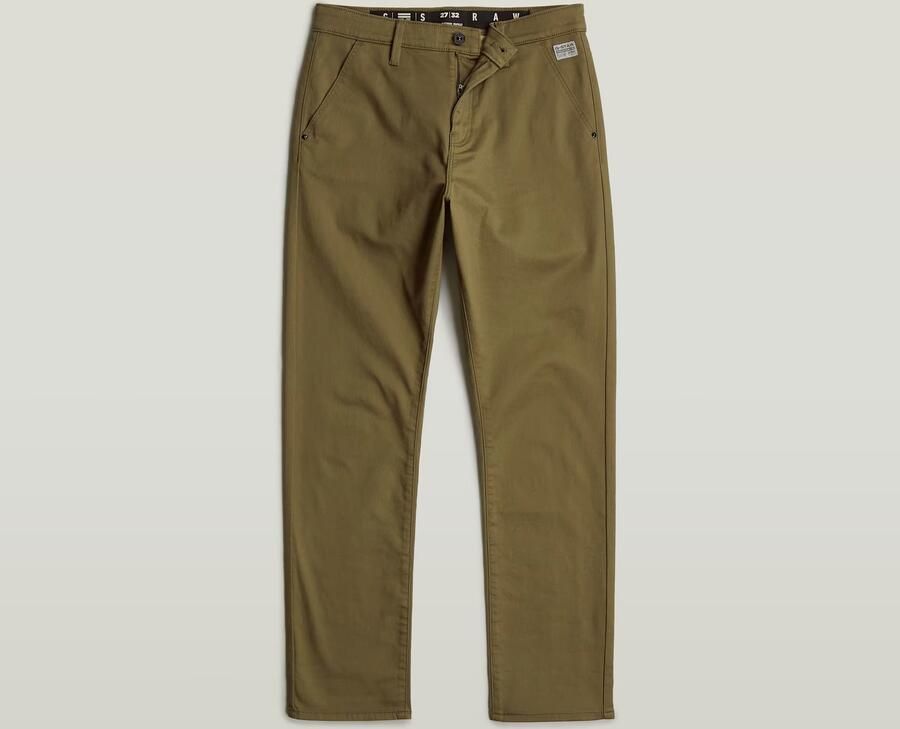 G-Star RAW Slim Chino Groen Dames - Foto 7