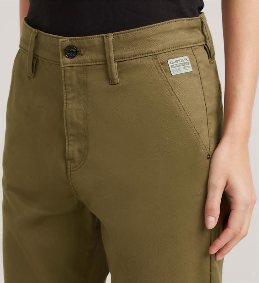 G-Star RAW Slim Chino Groen Dames - Foto 6