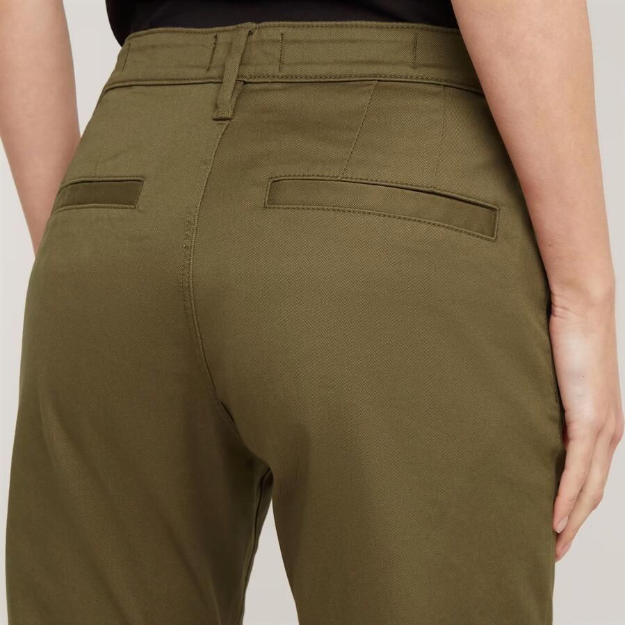 G-Star RAW Slim Chino Groen Dames - Foto 4