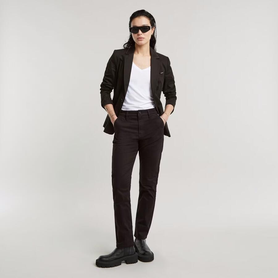 G-Star Raw Broek D25261-D715 SLIM WMN CHINO-6484 DK BLACK - Foto 3