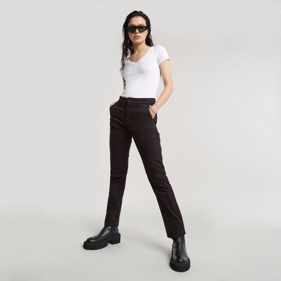 G-Star Raw Broek D25261-D715 SLIM WMN CHINO-6484 DK BLACK - Foto 4