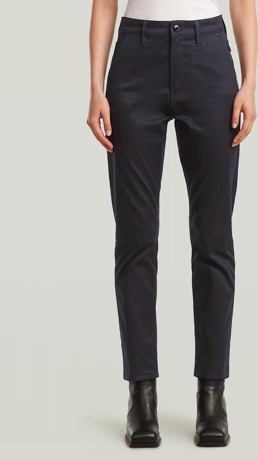 G-Star Slim Fit Chino Broek voor Dames Black Dames