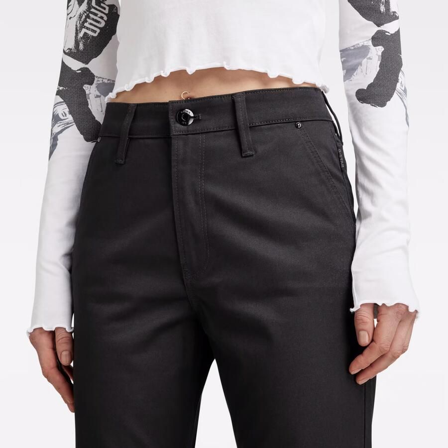 G-Star Slim Fit Chino Broek voor Dames Black Dames - Foto 3