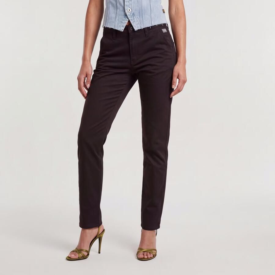 G-Star Raw Broek D25261-D715 SLIM WMN CHINO-6484 DK BLACK - Foto 3