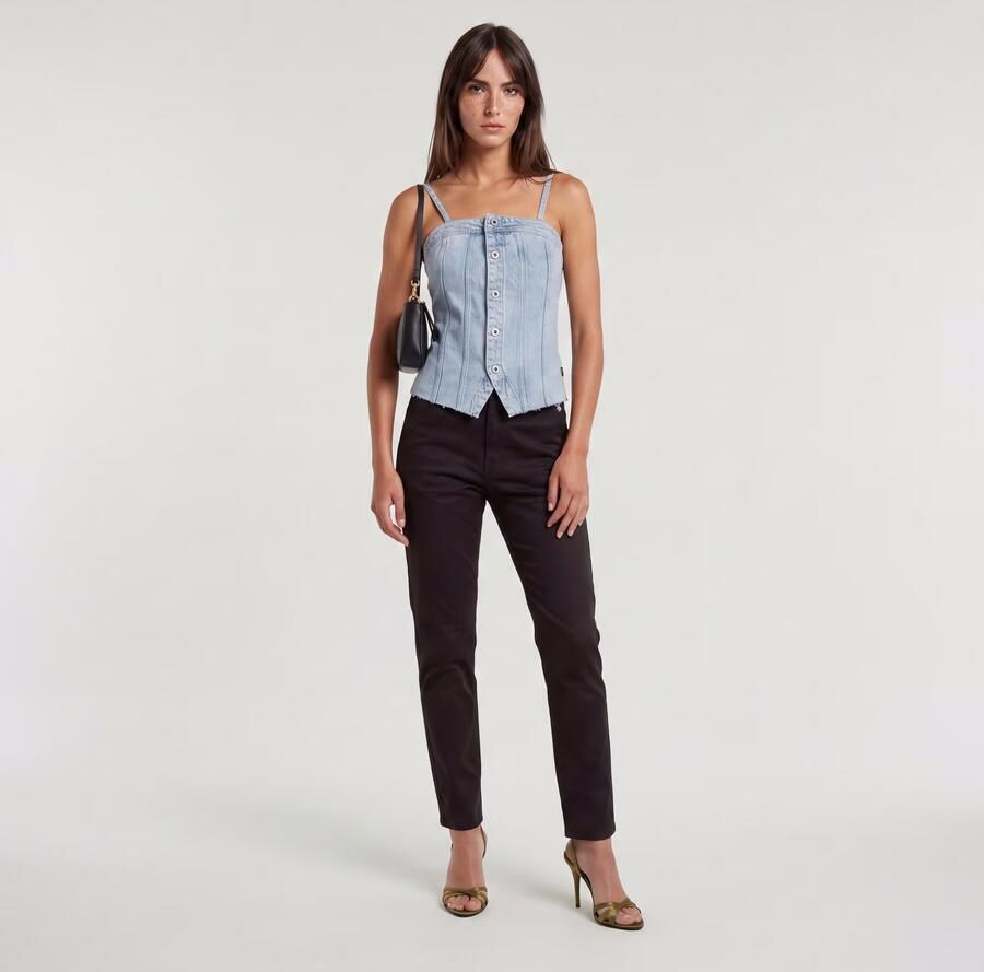 G-Star Raw Broek D25261-D715 SLIM WMN CHINO-6484 DK BLACK - Foto 4