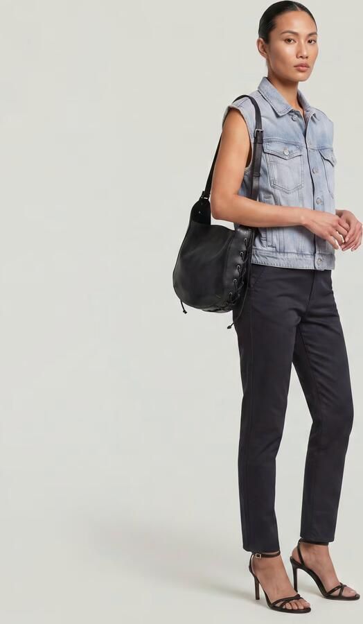 G-Star RAW Slim Chino Zwart Dames - Foto 6