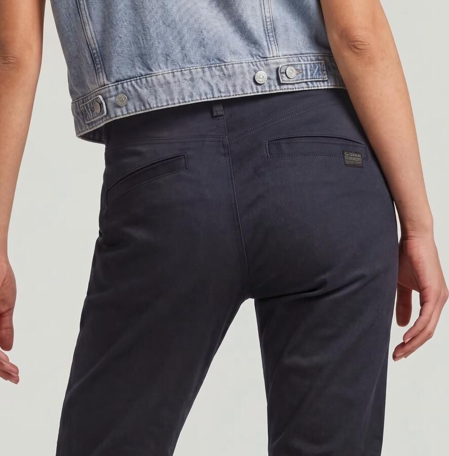 G-Star RAW Slim Chino Zwart Dames - Foto 3