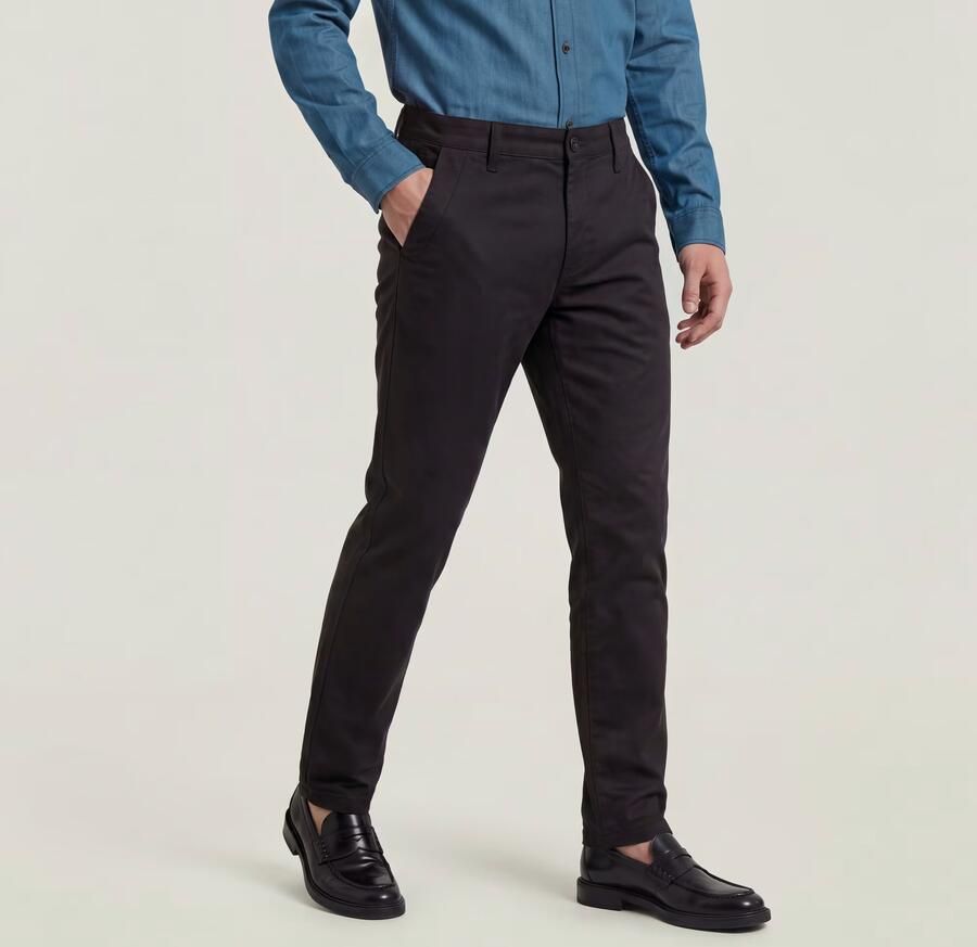 G-Star RAW Slim Chino Zwart Heren - Foto 3