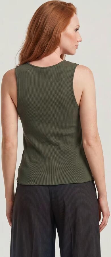 G-Star RAW Slim Henley Tank T-Shirt Grijs Dames - Foto 5
