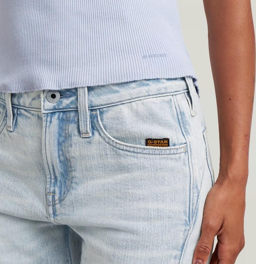 G-Star RAW Slim Henley Tank T-Shirt Lichtblauw Dames - Foto 3