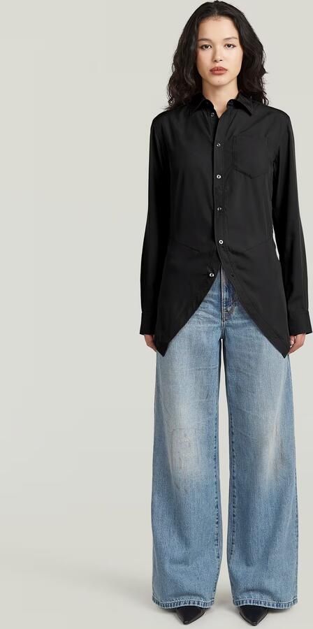 G-Star RAW Slim Kick Longsleeve Overhemd Zwart Dames - Foto 5