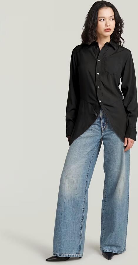 G-Star RAW Slim Kick Longsleeve Overhemd Zwart Dames - Foto 4