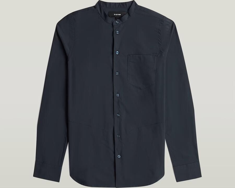 G-Star RAW Slim Poplin Longsleeve Overhemd Donkerblauw Dames - Foto 4