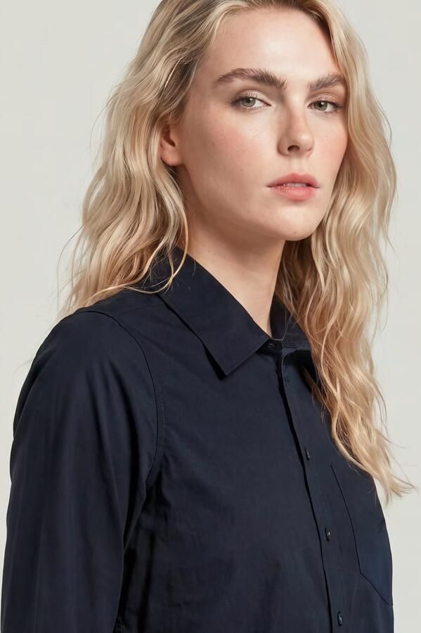 G-Star RAW Slim Poplin Longsleeve Overhemd Donkerblauw Dames - Foto 3