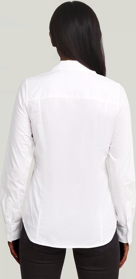 G-Star RAW Slim Poplin Longsleeve Overhemd Wit Dames - Foto 6