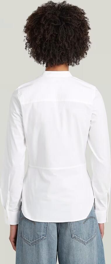 G-Star RAW Slim Poplin Overhemd Wit Dames - Foto 7