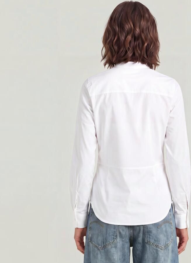 G-Star RAW Slim Poplin Overhemd Wit Dames - Foto 3